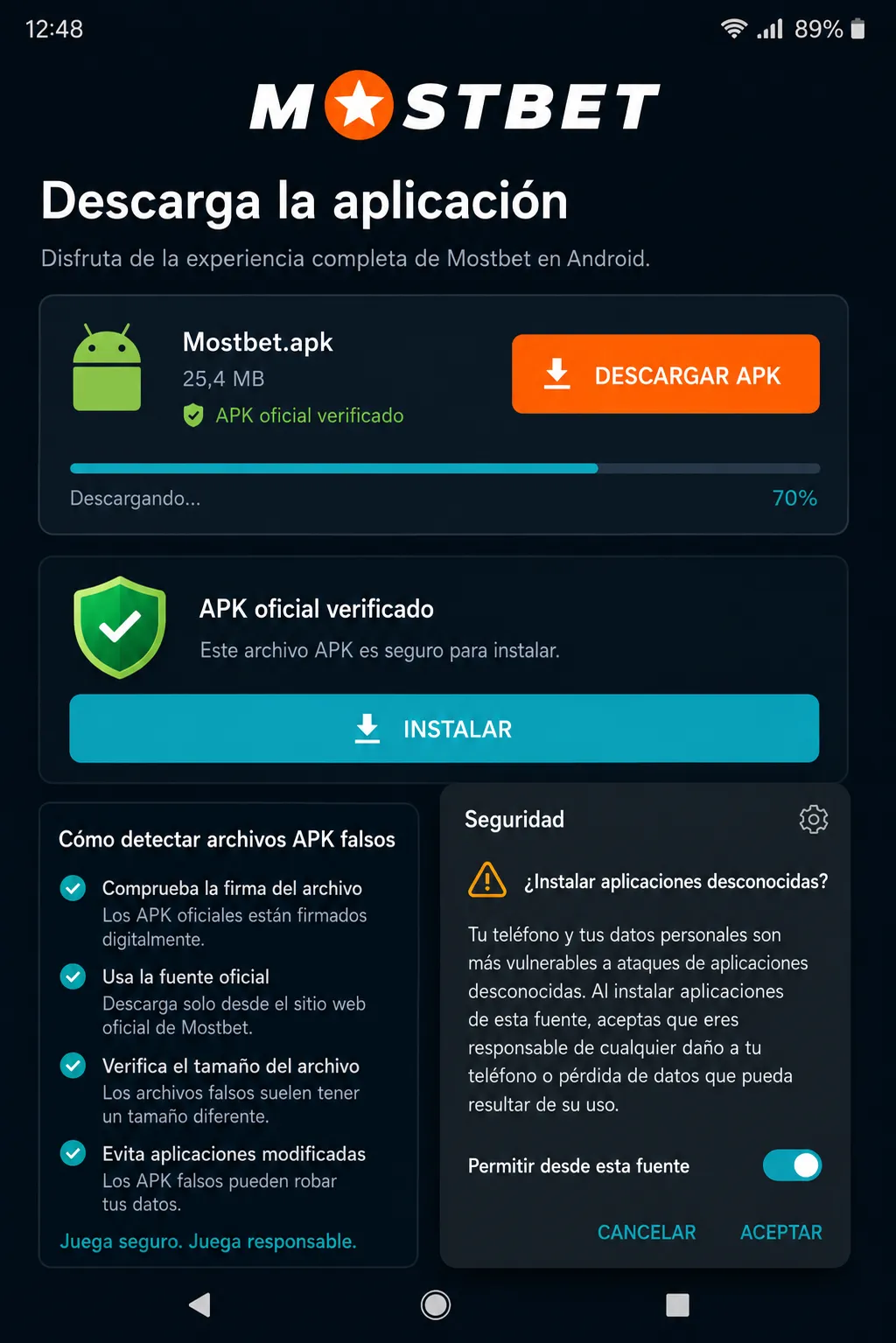 Cómo detectar un Mostbet app APK falso antes de que te encuentre a ti
