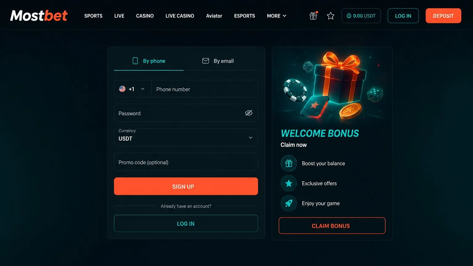 Managing a Mostbet login profile after login